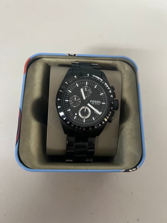 Fossil CH2601 Black Chronograph Watch